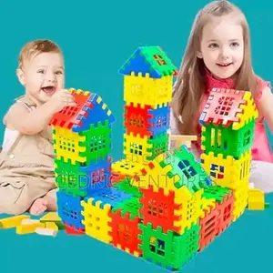 100 Pieces Interlocking Building Blocks Toy Set For Kids