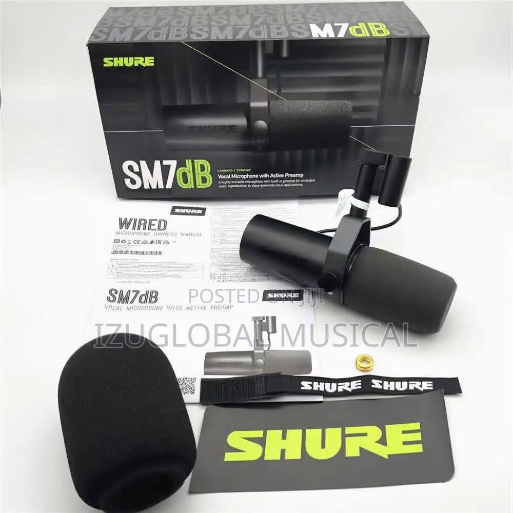 Shure Original Sm7db Dynamic Studio Microphone
