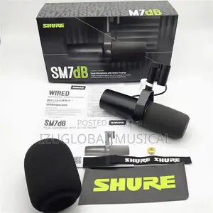 Shure Sm7db Dynamic Studio Microphone