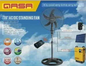 Qasa QSF-18r 18" Ac/Dc Standing Fan