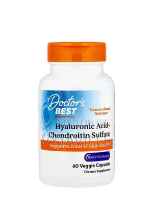 Dr's Best Hyaluronic Acid + Chondroitin and Biocell Collagen Caps X 60
