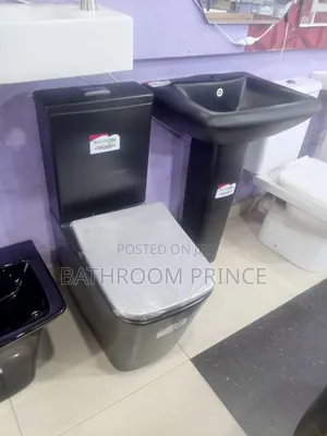 Matte Black Executive Water Closet (W.C)
