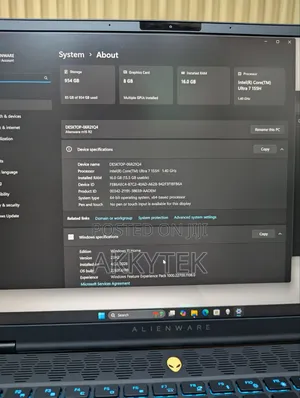 Laptop Alienware M16 R2 16GB Intel Core Ultra 7 SSD 1T