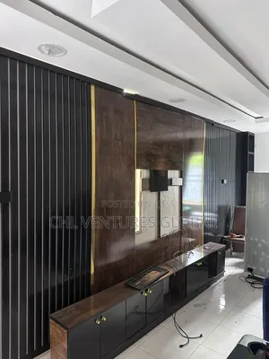 Modern Custom-Built Tv/Media Wall Interior Design Cabinet Wine Bar