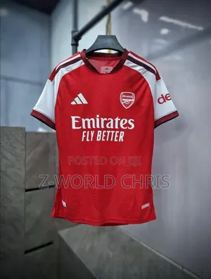 Original Quality Arsenal Official 26)27 Player Version Home Red Jersey