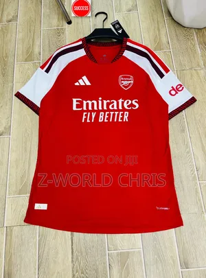 Original Quality Arsenal Official 26)27 Player Version Home Red Jersey