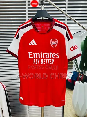 Original Quality Arsenal Official 26)27 Player Version Home Red Jersey