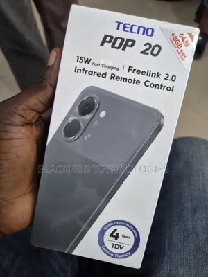 New Tecno Pop 20 64 GB Black