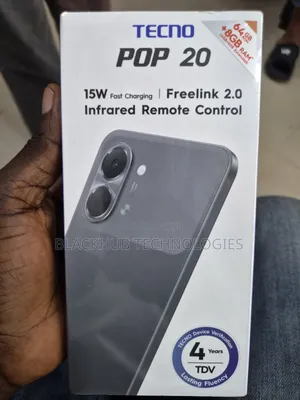 New Tecno Pop 20 64 GB Black