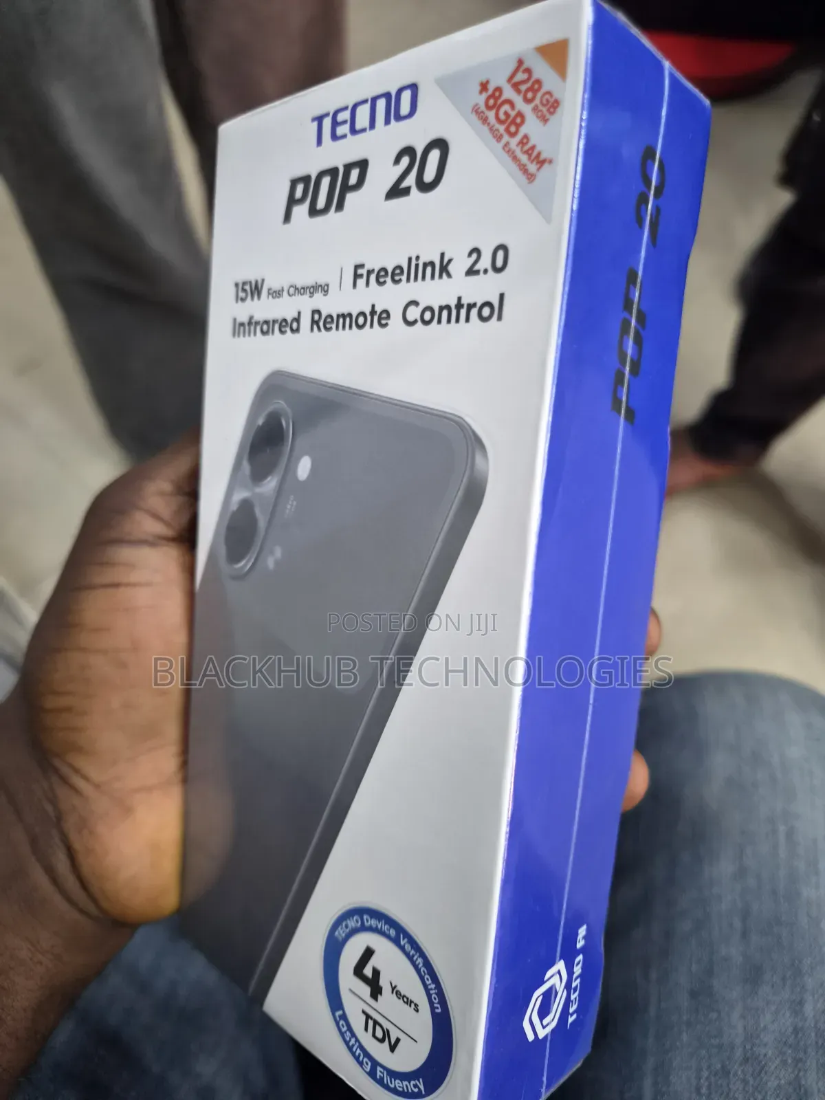 New Tecno Pop 20 128 GB Black