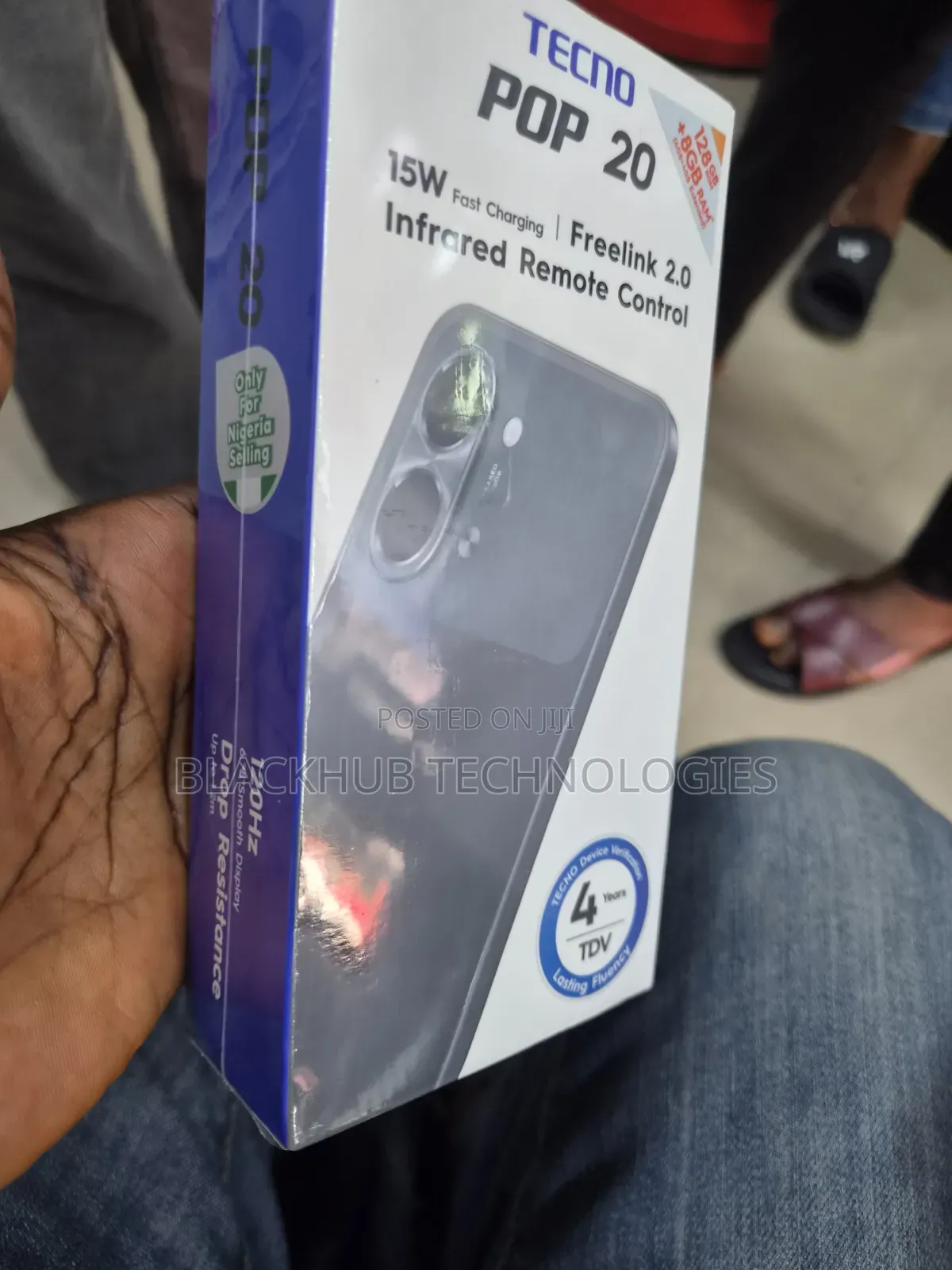New Tecno Pop 20 128 GB Black