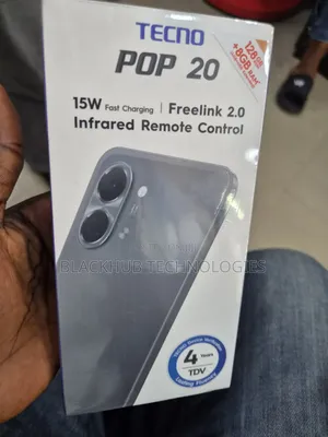 New Tecno Pop 20 128 GB Black