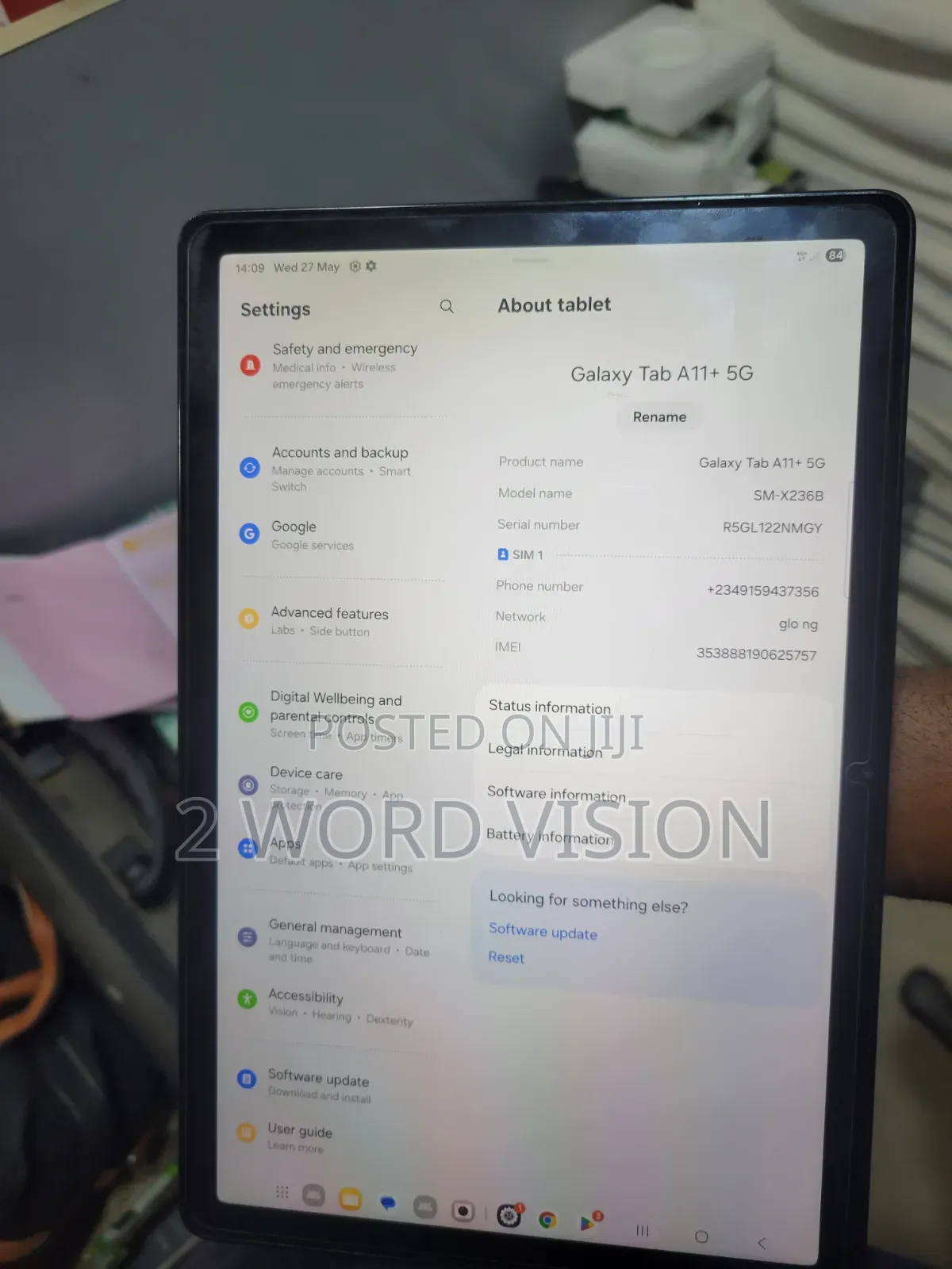 Samsung Galaxy Tab A11+ 256 GB Gray