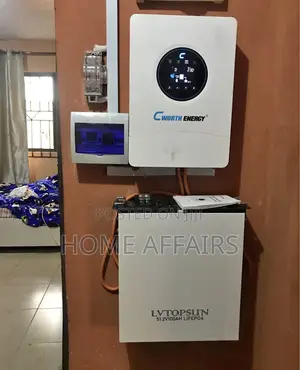 Cworth 6.5kva Solar Hybrid Inverter Set Up