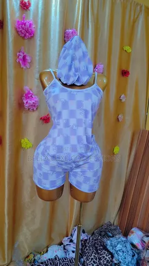 Cute 3pcs Polka Dot Sleepwear Set With Bonnet”