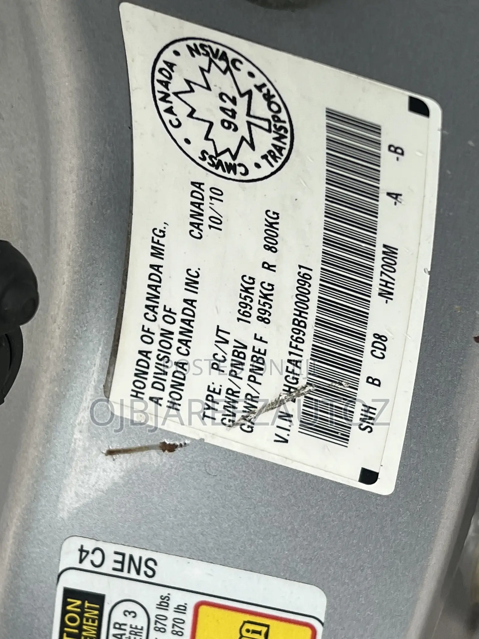 Honda Civic 2011 Silver
