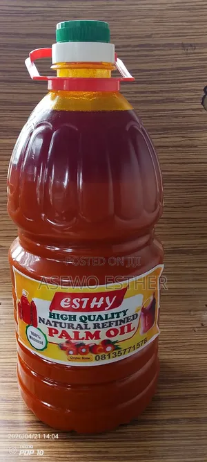 Esthy High Quality Natural Refined Palm Oil
