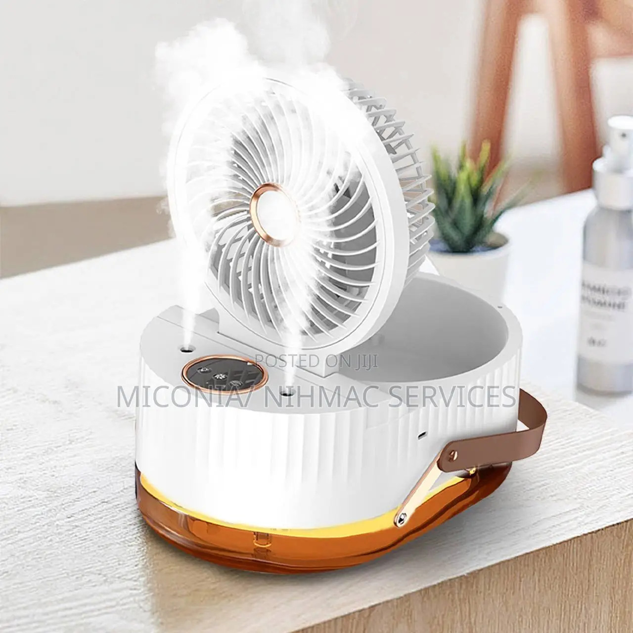Dual Spray Humidification Fan – Rechargeable
