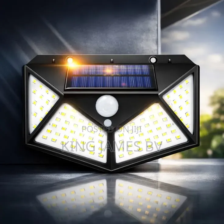 Acrylic 100 Led Solar Wall Light