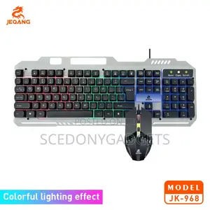 Jeqang Jk-968 Wired Keyboard and Mouse Combo With Backlight