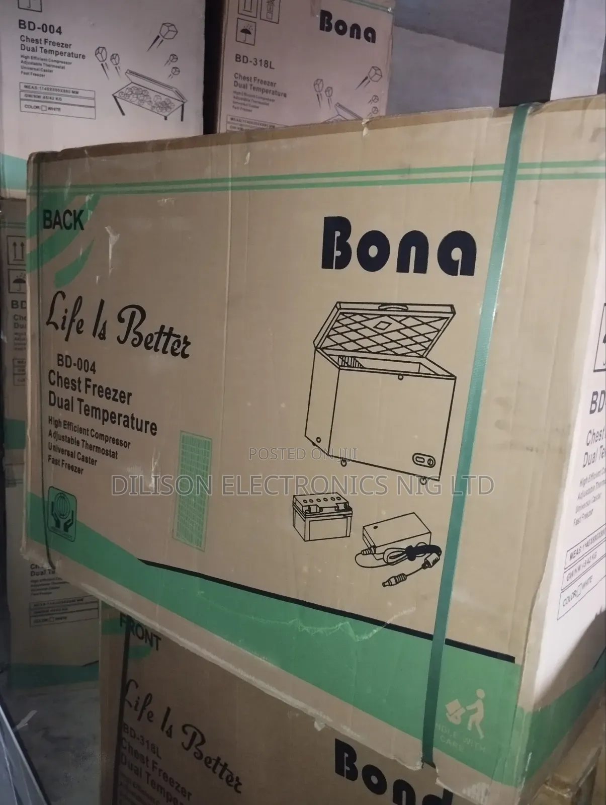 Bona Solar Freezer 318litre