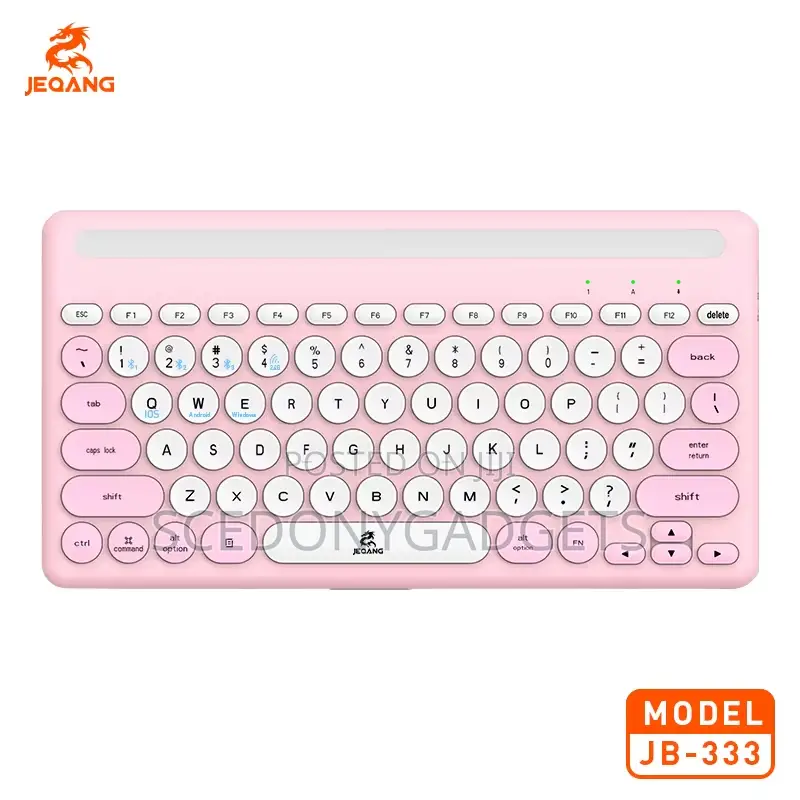 Jeqang Jb-333 Optical Dual Mode Keyboard for Bt Wireless Charging