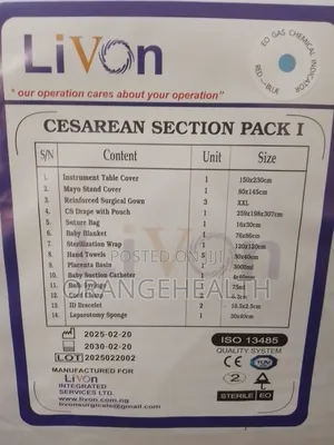 Cesarean Section(Cs) Pack