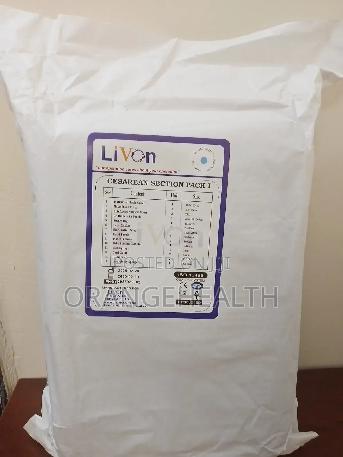 Cesarean Section(Cs) Pack