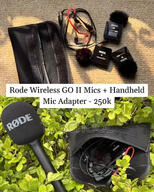 Rode Wireless Go Ii Mics + Handheld Mic Adapter