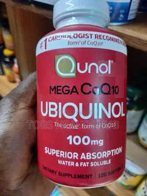 Qunol Mega Coq10 Ubiquinol 100mg Softgels120 Count,Heart Energy