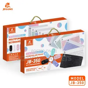 Jeqang Jb-391 Ergonomic Wireless Keyboard Mouse Combo Dual-Mode Bt