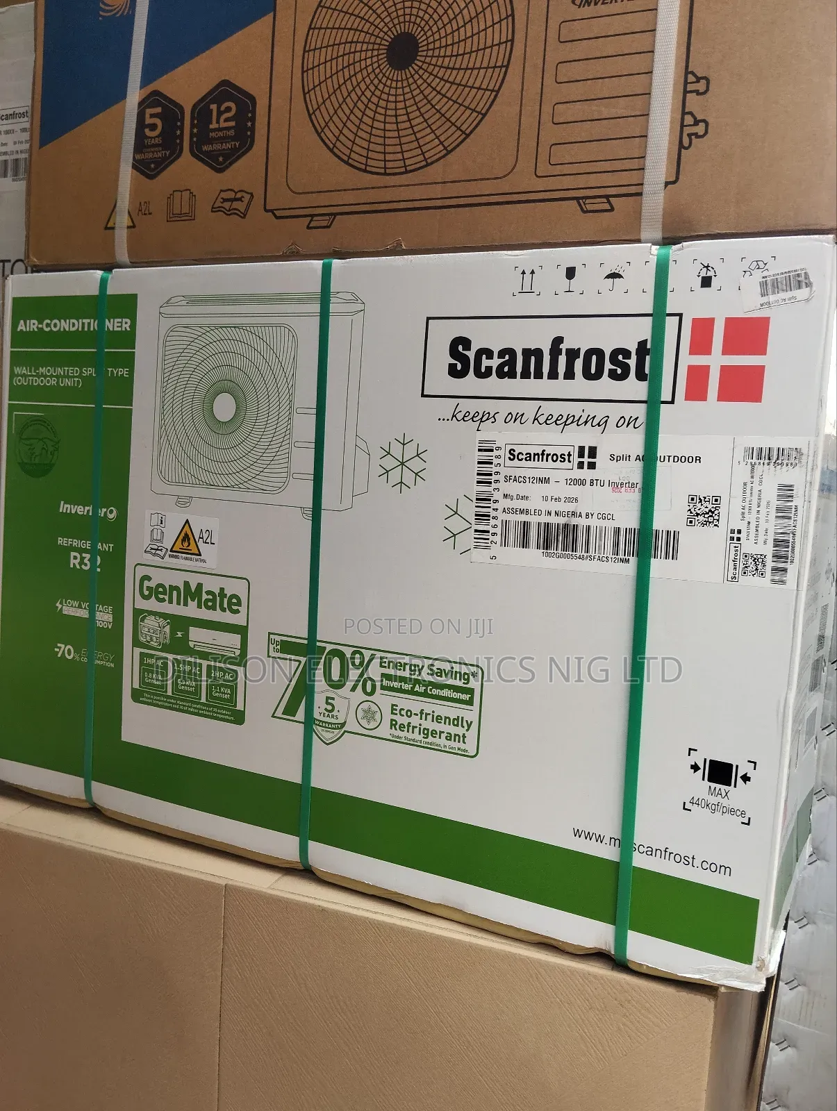 Original Scanfrost 1.5hp Inverter Ac