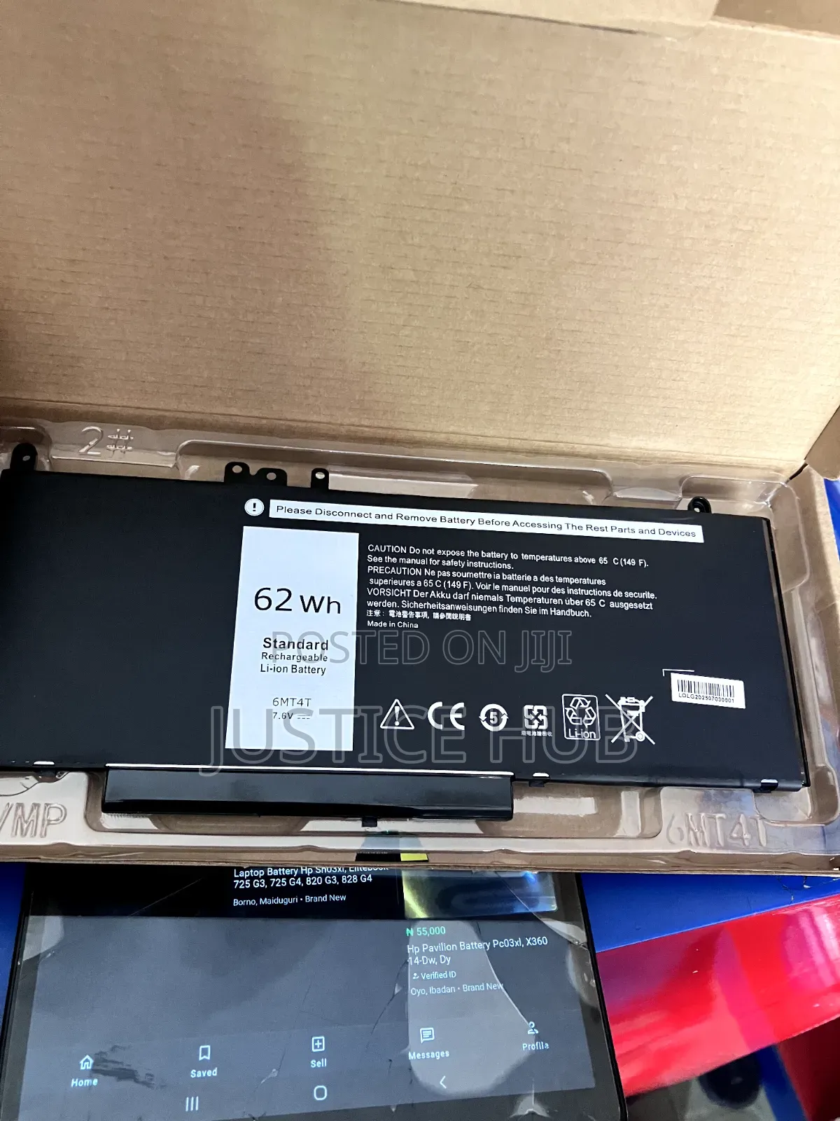 Dell Original 6mt4t E5470 E5570 Battery