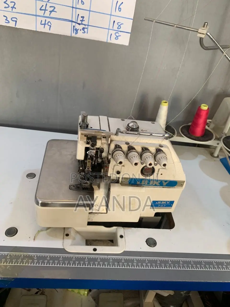4 Thread Overlocker Machine