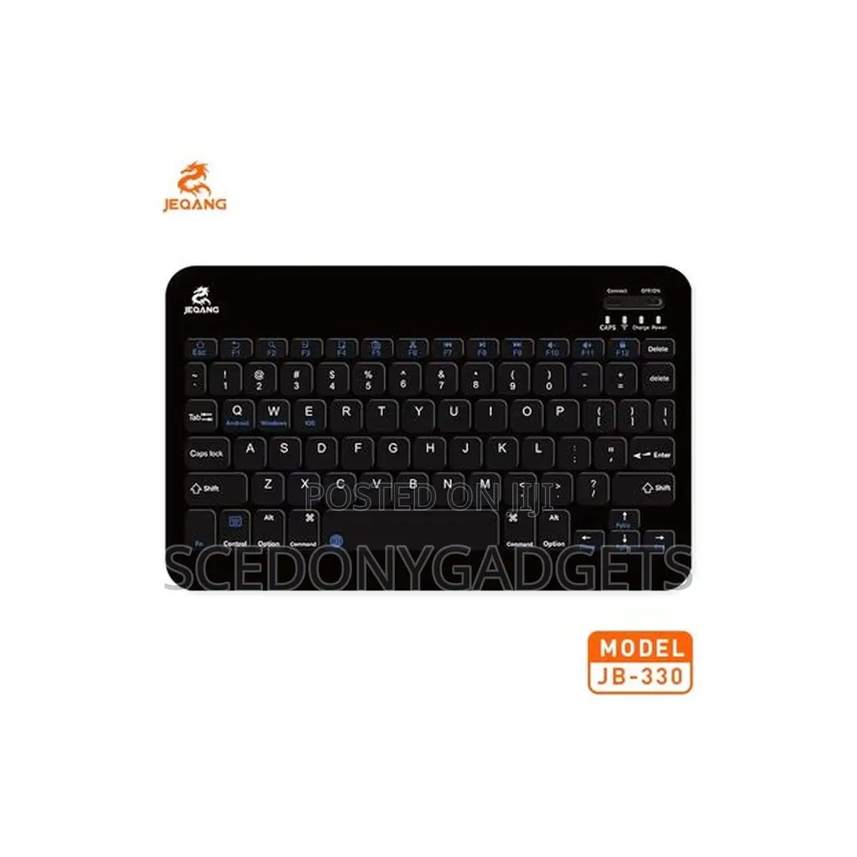 Stylish Slim Mini Portable Jeqang Wireless Bt Charging Keyboard Jb-330