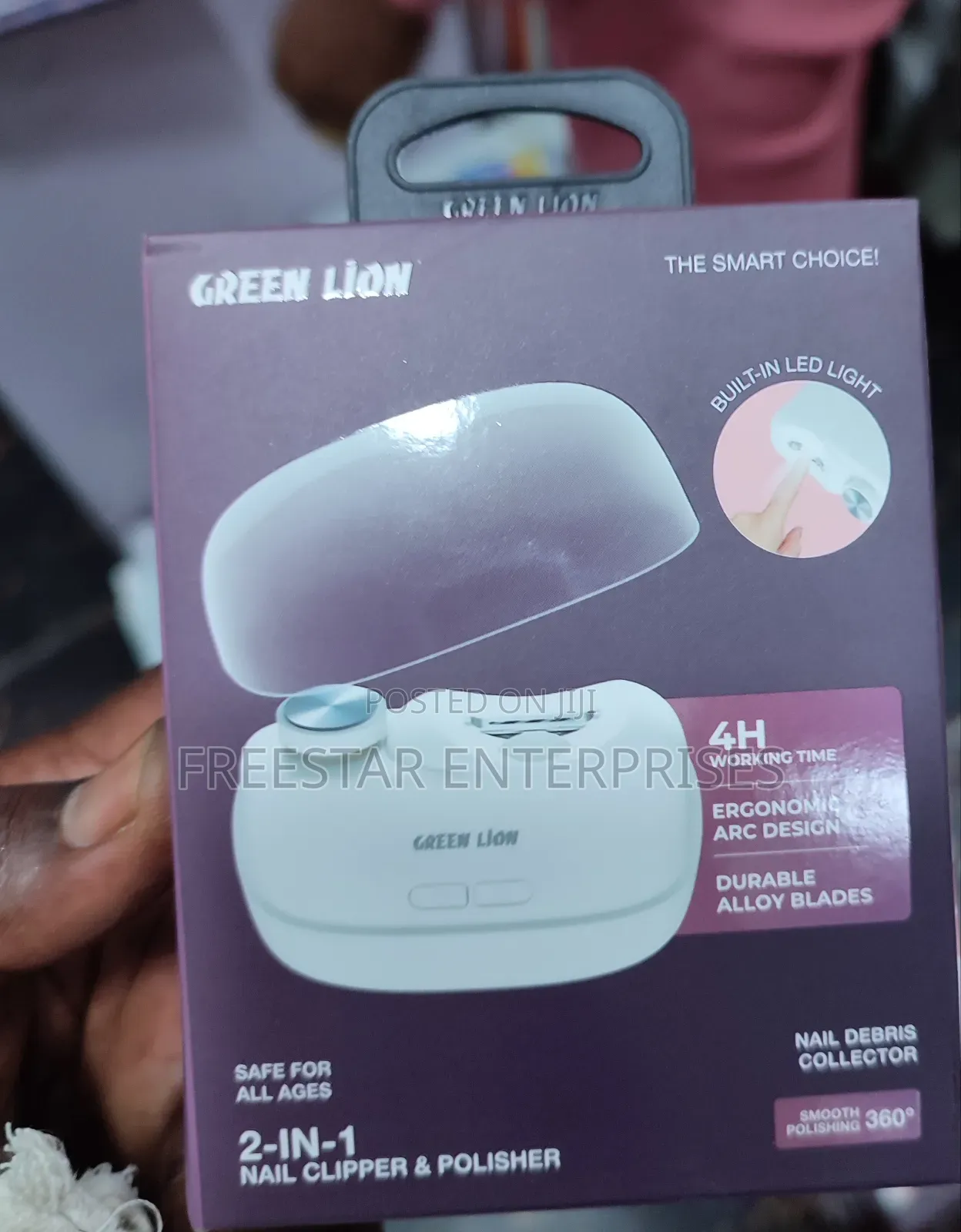 Green Lion Nail Clipper and Polisher.