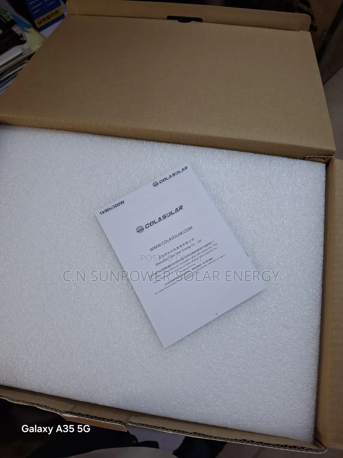 1000w Cola-Solar Generator