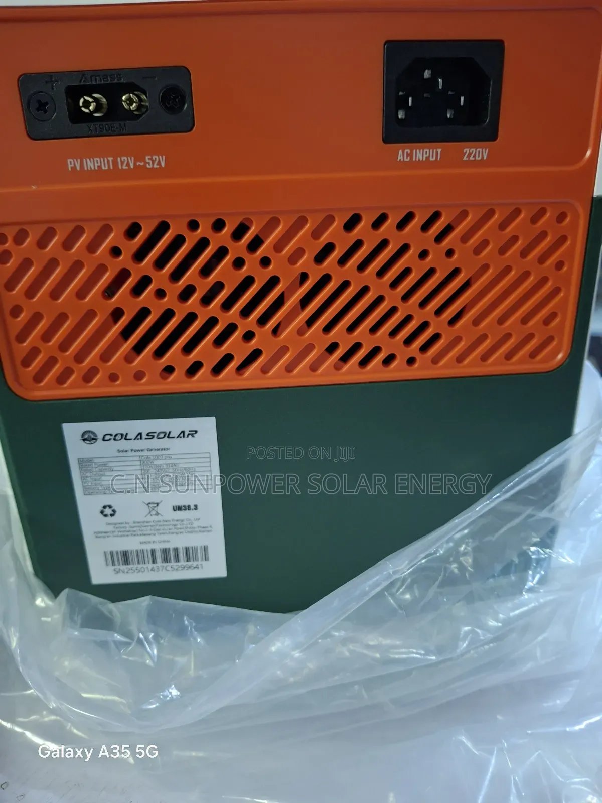 1000w Cola-Solar Generator