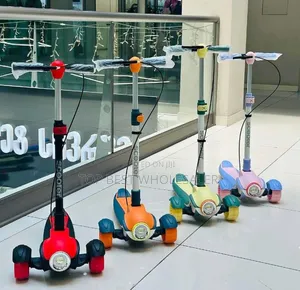 Premium Kids 3-Wheel Scooter With Led Headlight - Ages 6 to 12