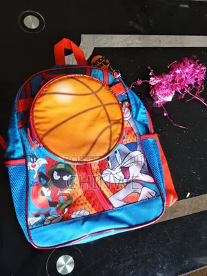 Looney Tunes Themed School Bag for Children With Lunch Bag