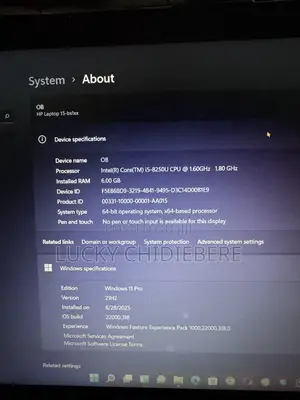 Laptop HP 15 6GB Intel Core i5 SSD 140GB