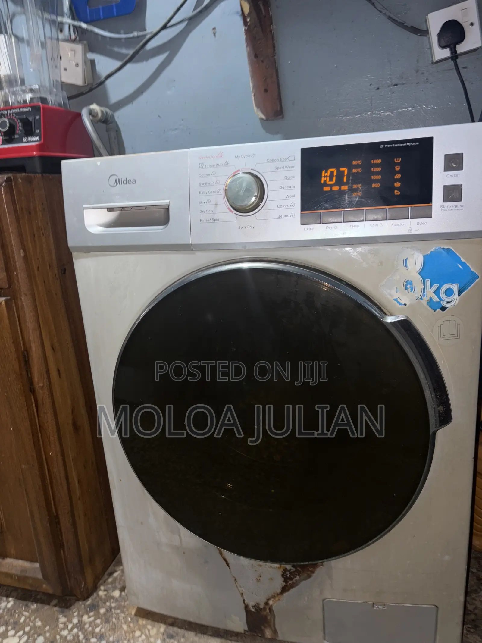 8kg Midea Washing Machine