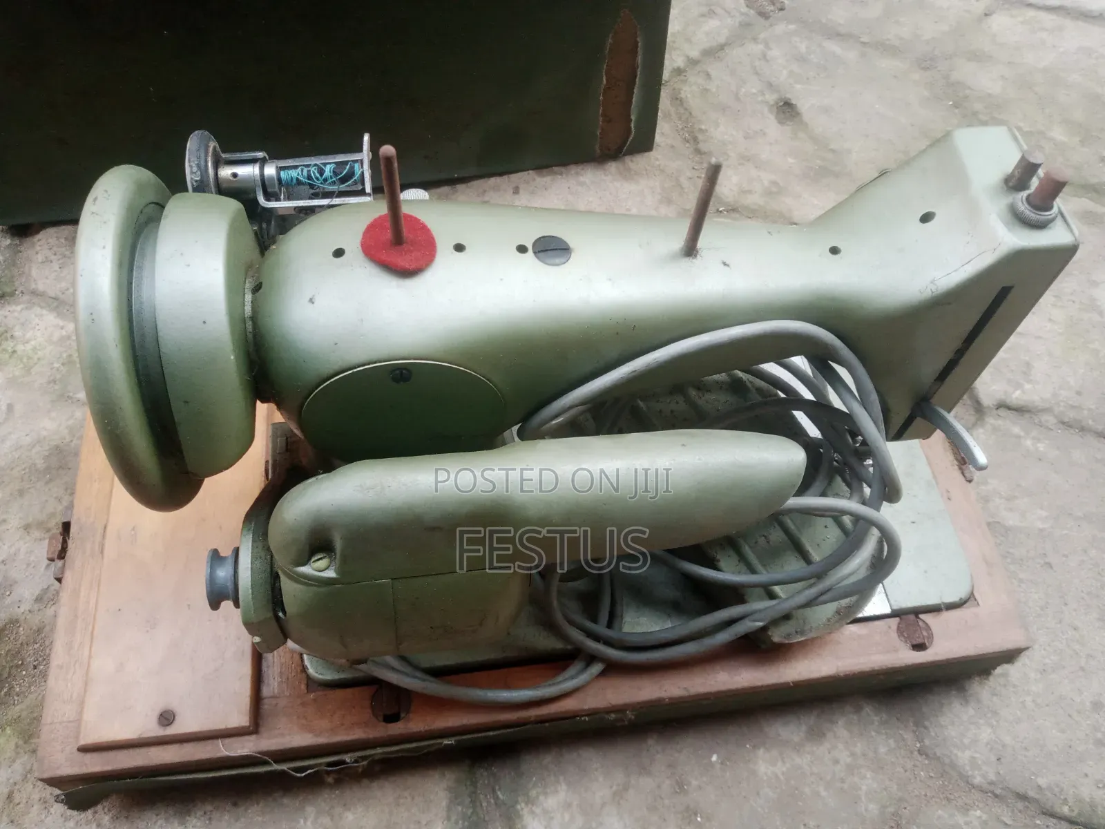 Jones Family C.S. Model E Straight-Stitch Sewing Machine
