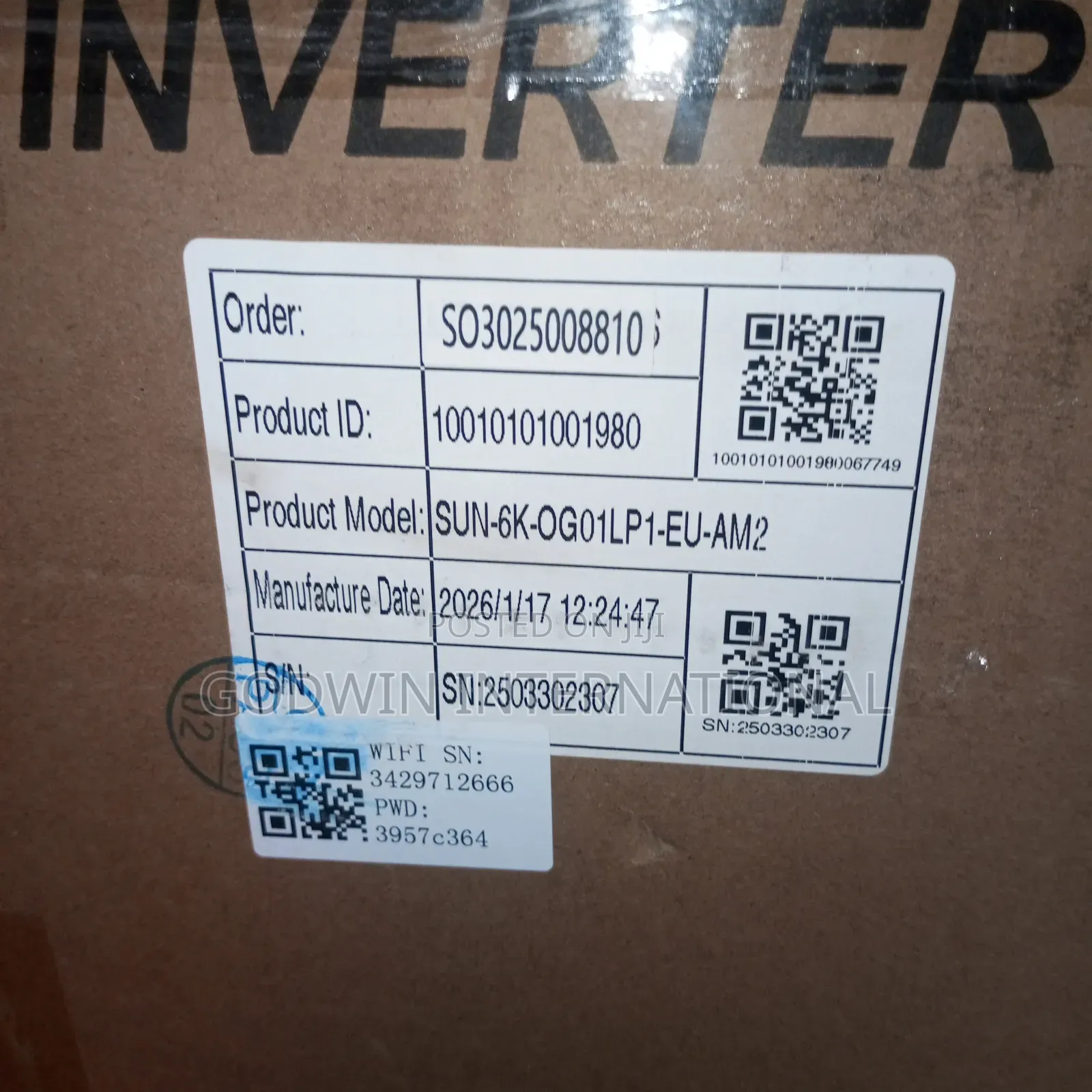 Deye Hybrid Inverter 48v 6kva