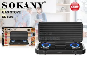 Sokany 2 Face Gas Burner Stove/Cooker