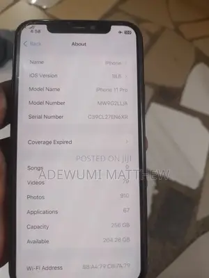Apple iPhone 11 Pro 256 GB Gray