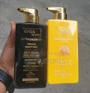 Giga White Body Lotion and Face Cream Combo