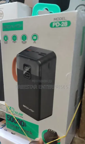 Sovo 50000 Mah Power Bank. Sovo 22.5w