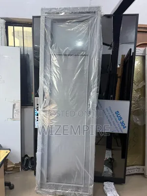 Gray PVC Toilet Doors Available Complete With Handle