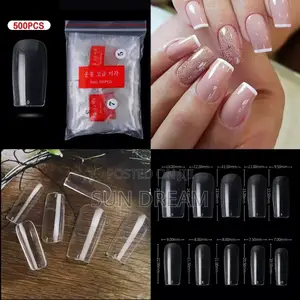 Transparent Nails 500 PCS Nail Extension